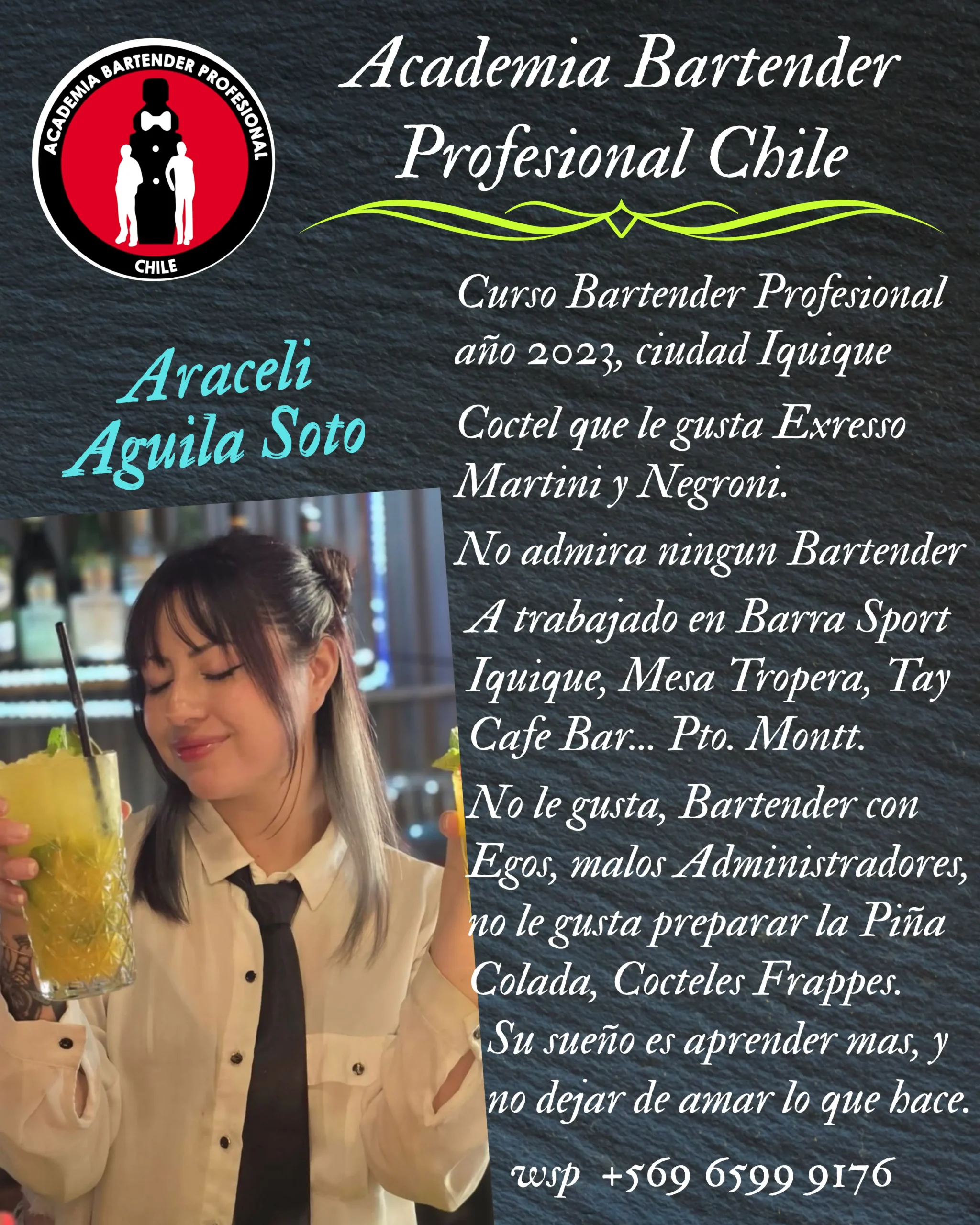 Alumna Araceli – Iquique